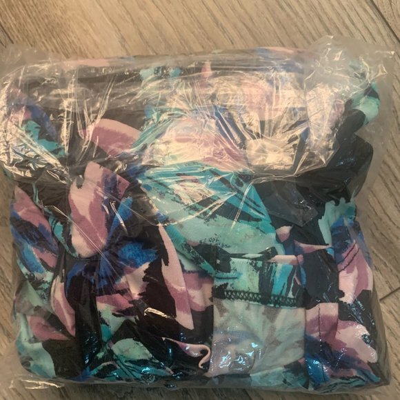 NWT G.I.L.I. ONE SHOULDER PRINTED KNIT DRESS BLACK FLORAL LARGE - Picture 13 of 13